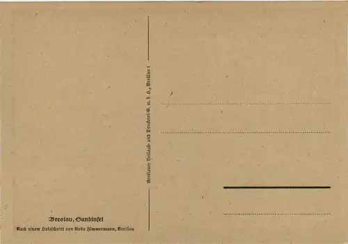 Breslau - Künstlerkarte Bodo Zimmermann -262488