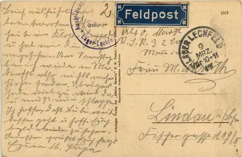 Lager Lechfeld - Feldpost -230590