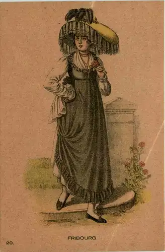 Fribourg Tracht -232430