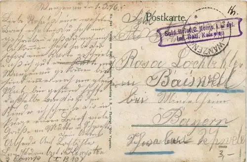 Elsässische Tachten - Feldpost -262828