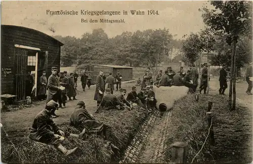 Französische Kriegsgefangene in Wahn 1914 -271524