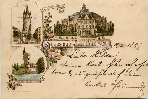 Gruss aus Frankfurt - Litho -232208