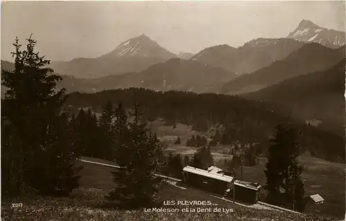 Les Pleyades - Le Moleson et la Dent de Lys - Eisenbahn -271728