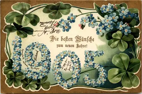Neujahr - Jahreszahl 1905 -262184