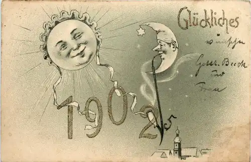 Neujahr - Jahreszahl 1902 -262204