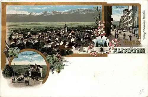 Gruss aus Altstätten - Litho -232484