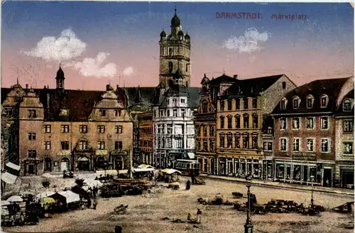 Darmstadt - Marktplatz -262984