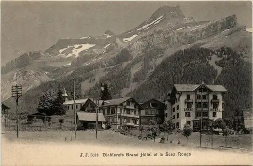 Diablerets Grand Hotel et le Scex Rouge -272102