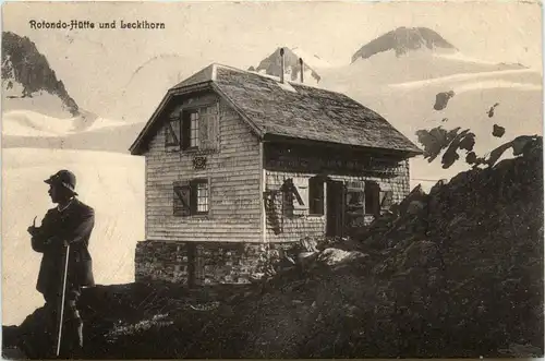 Rotondo Hütte mit Leckihorn - Berghütte -272124