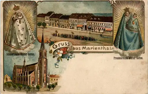 Gruss aus Marienthal - Litho -262590