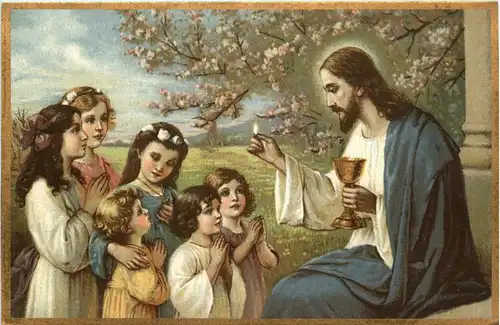 Jesus mit Kindern -262396