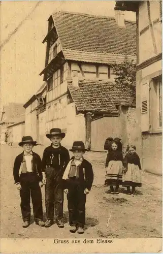 Gruss aus dem Elsass - Feldpost -262692