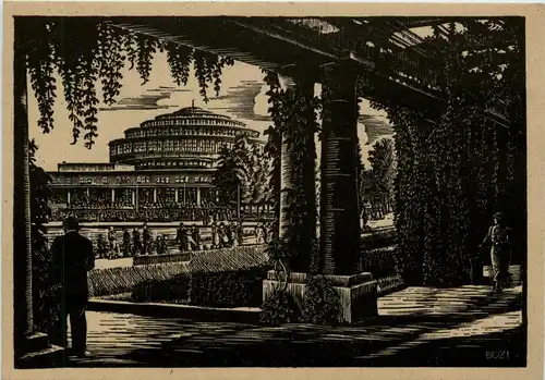 Breslauer Jahrhuderthalle - Künstlerkarte Bodo Zimmermann -262494