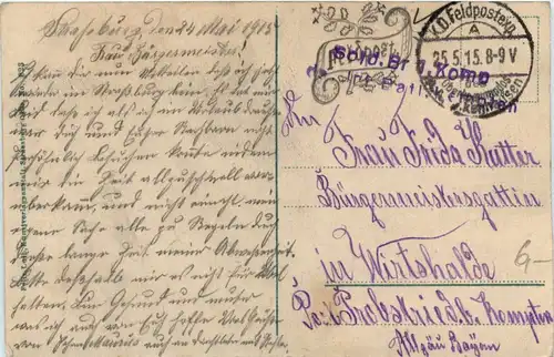 Strassburg - Peterskirche - Feldpost -262604