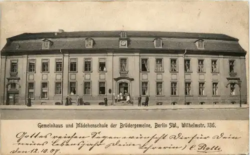 Berlin - Gemeinhaus und Mädchenschule der Brüdergemeinde -262094