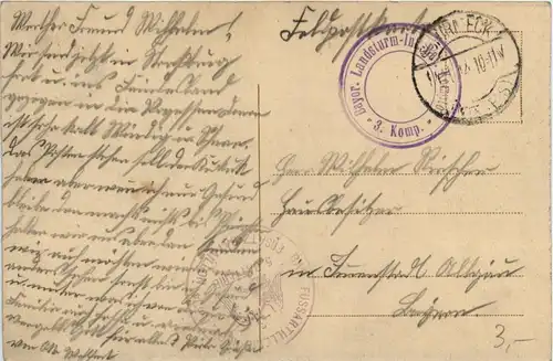 Strassburg - Illpanorama - Feldpost -262802