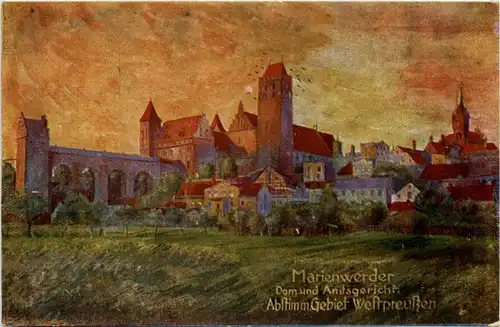 Marienwerder - Abstimmungsgebiet Westpreussen -262864