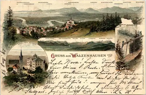 Gruss aus Walzenhausen - Litho -272832