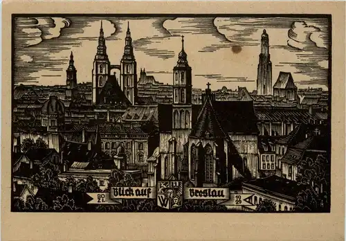 Breslau - Künstlerkarte Bodo Zimmermann -262490