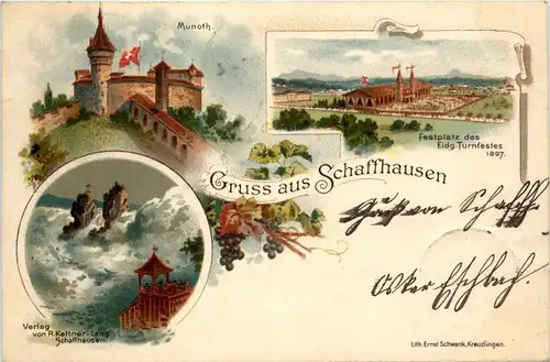 Gruss aus Schaffhausen - Litho -273074