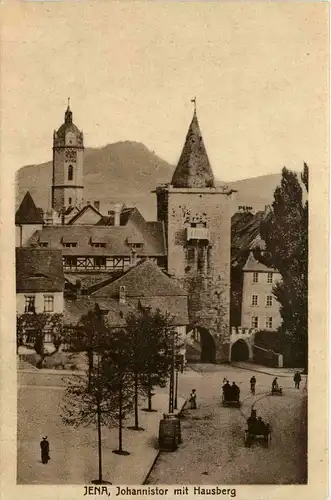 Jena - Johannistor mit Hausberg -263548