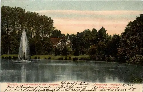 Strassburg - Bauernhaus in der Orangerie -262860