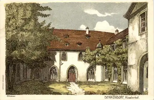 Denkendorf - Klosterhof - Künstlerkarte O. Elsässer -263388
