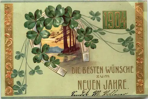 Neujahr - Jahreszahl 1904 -262188