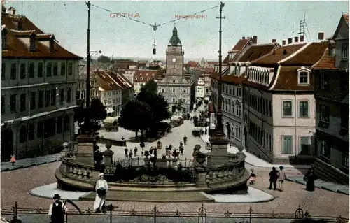 Gotha - Hauptmarkt -264422