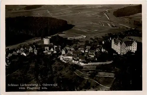 Schloss Lichtenberg vom Flugzeug aus -263882
