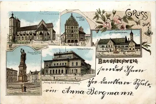 Gruss aus Braunschweig - Litho -264644