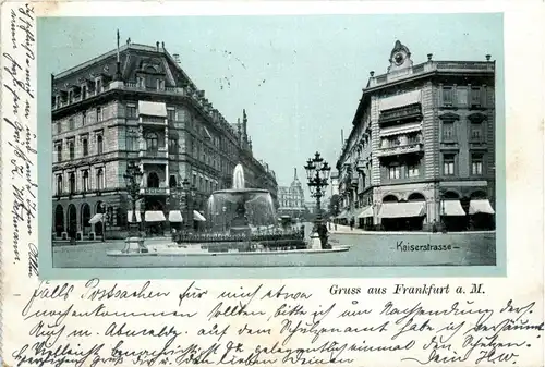 Gruss aus Frankfurt - Kaiserstrasse -264662