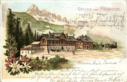 Gruss vom Präbichl - Litho -262468