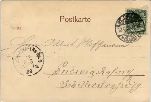 Gruss aus St. Johann-Saarbrücken - Neue Brücke -264028