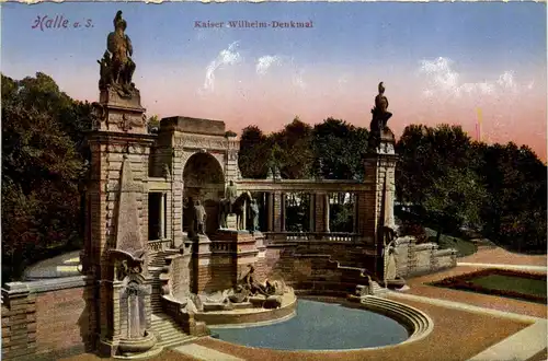 Halle - Kaiser Wilhelm Denkmal -263462