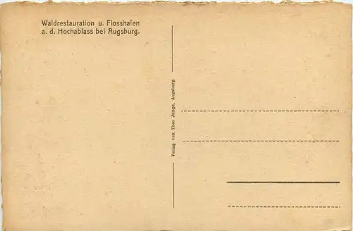 Hochablassbei Augsburg - Waldrestauration und Flosshafen -264194