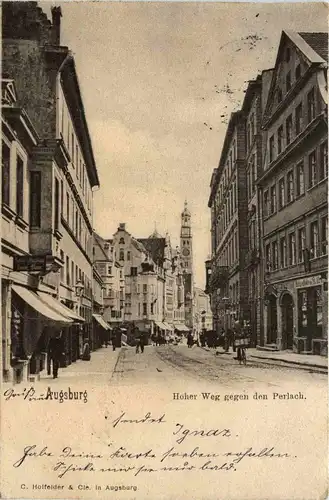 Augsburg - Hoher Weg gegen den Perlach -264964