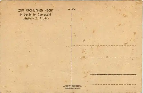 Lehde - Zum fröhlichen Hecht -263998