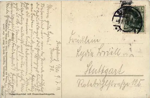 Künstlerkarte H. Hoffmann - Dusenbachtal -265062