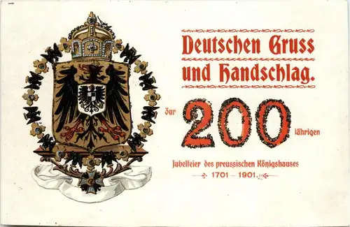 Deutschen Gruss zur 200jährigen Jubelfeier 1901 -264436