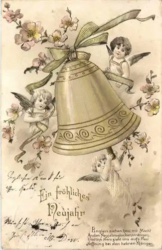 Neujahr - Glocke Engel -264452