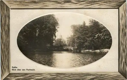 Gotha - blick über den Parkteich -264734