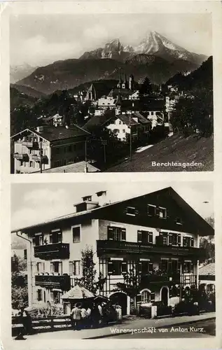 Berchtesgaden - Warengeschäft von Anton Kunz -263402