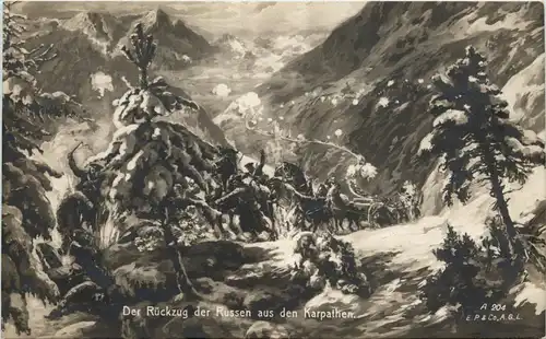 Rückzug der Russen aus den Karpathen -264912