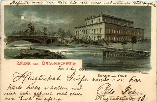 Gruss aus Braunschweig - Litho -264646