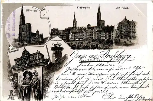 Gruss aus Strassburg - Litho -264908