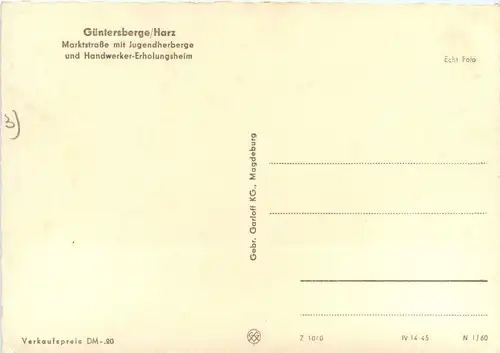 Güntersberge - Marktstrasse mit Jugendherberge -265934