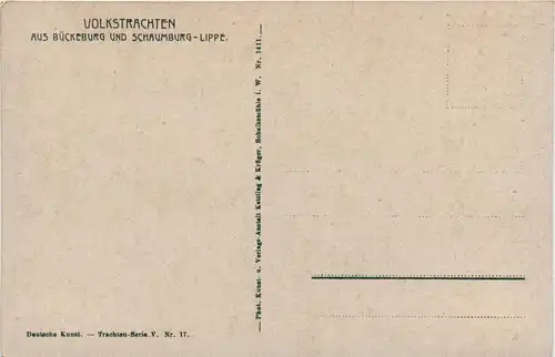 Volkstrachten aus Bückeburg -263868