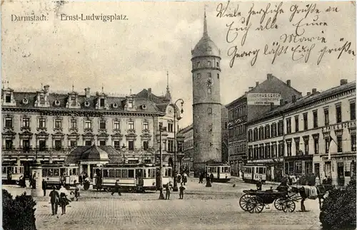 Darmstadt - Ernst-Ludwigplatz - Strassenbahn -265068