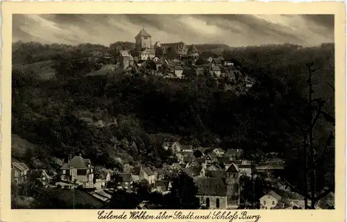 Eilende Wolken über Stadt Burg -264902